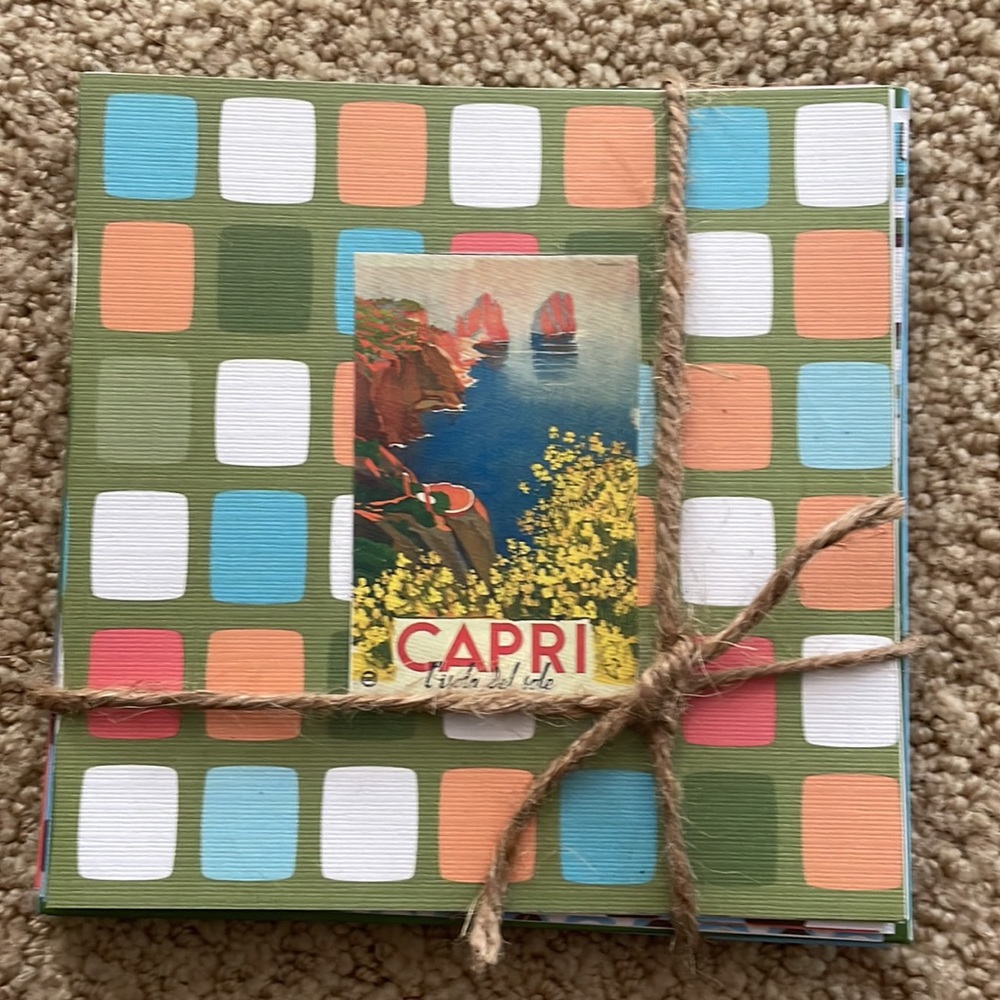 Set of 10 Italian Destination note cards. Hand Crafted in Malvern PA